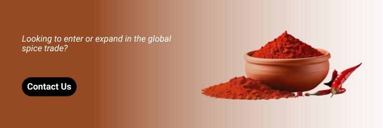 Contact red Chilli spices exporters from india