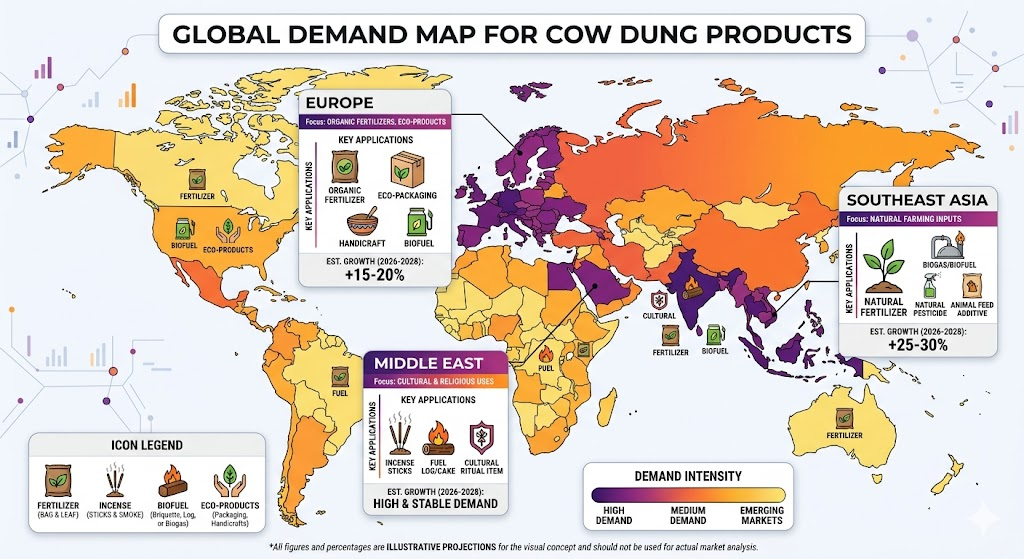 cow dug export from india - inductus global