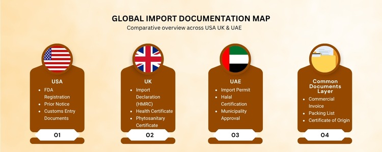 Export food products from india
