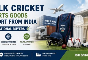 bulk cricket sports goods export from india