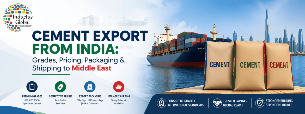 cement export from india at inductus global