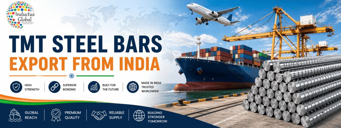tmt steels bar export from india inductus global