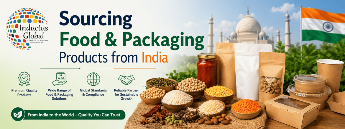 sourcing food and packaging products from india