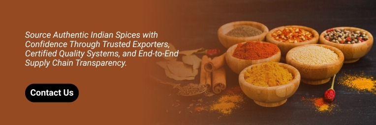 Contact us Indian Spices Exporters