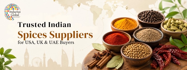 Trusted Indian Spices Suppliers for USA, UK & UAE Buyers